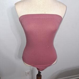 Bozzolo- Mauve Strapless Bodysuit- W Sz Small